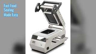 Fastfood traysealer DQ2 roestvrij staal, eenvoudig in gebruik