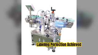 Automatische etiketteermachine voor chilisausflessen