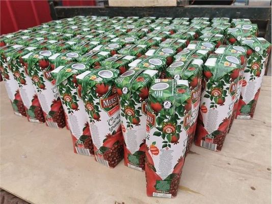 100% Pure Juice Aseptic Carton Filling Machine with 23kw Power Consumption and 3m3/min Air Consumption