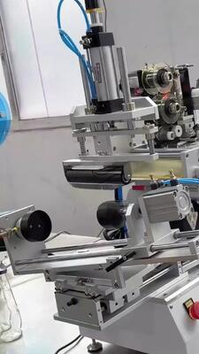 Semi-automatic Multi - Function Rolling Labeling Machine CH-616A for Plastic Boxes and Conical Bottles