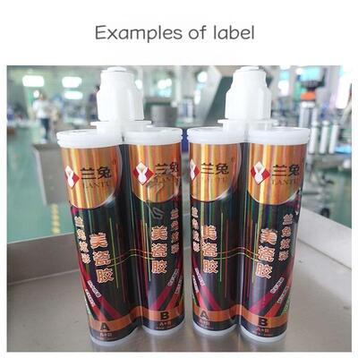 Semi Automatic Double Tube Seam Adhesive AB Ceramic Seam Adhesive Glass Genuine Porcelain Adhesive Labeling Machine CH-616C