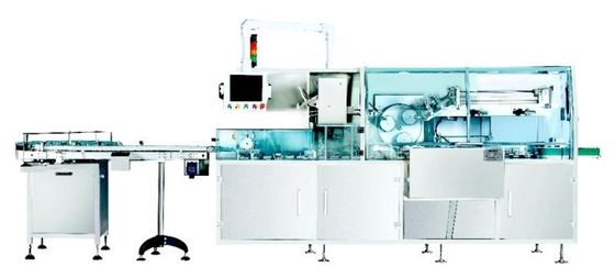 Continu volledige automatische kartonmachine voor kleine flessen/aluminium-plastiekplaten/cosmetische verpakkingen