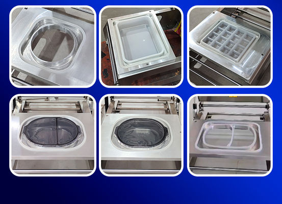 304 Stainless Steel Manual Heat Sealer Machine FR220E with Adjustable Temperature CE Certified for Food Tray Sealing