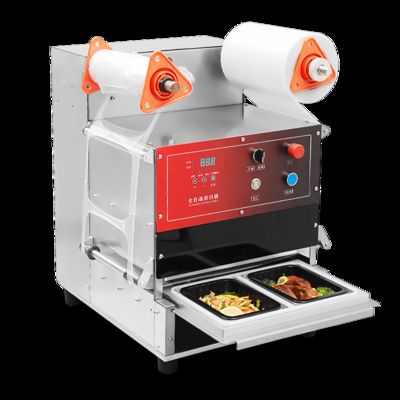 Volledig automatische Food Tray Sealer DF300TA met Food Grade 304 roestvrij staal en 6061 geanodiseerd aluminium vorm