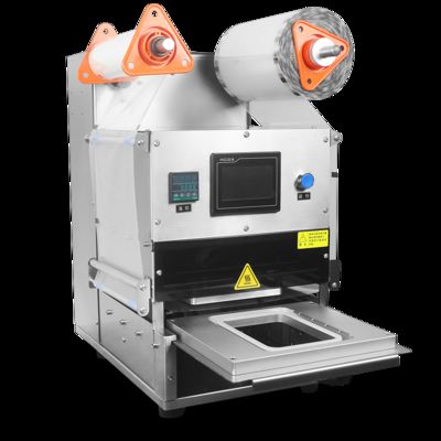 Elektrische Gasvervangende Plastic Tray Elektrische Gewone Verpakking DF250TA-E Volautomatische Voedseltray Sealer