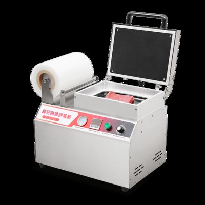 Vacuüm Skin Sealing Machine DQ240VST met Food Grade 304 Roestvrij Staal en 6061 Geanodiseerd Aluminium Mal voor Fastfood Verpakking
