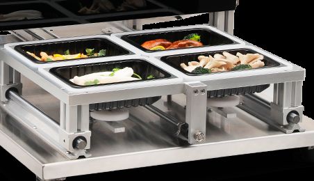 Fully Automatic Modified Atmosphere Packaging Machine DQ430T-E with Food Grade Stainless Steel and 6061 Aluminum Mold Tray Sealer