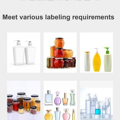 Semi-automatic Multi - Function Rolling Labeling Machine CH-616A for Plastic Boxes and Conical Bottles