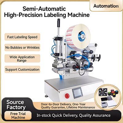 Factory Direct Supply Semi-automatic Flat Surface Labeling Machine CH-612 for Plastic Parts, Hardware Parts and Rearview Mirrors