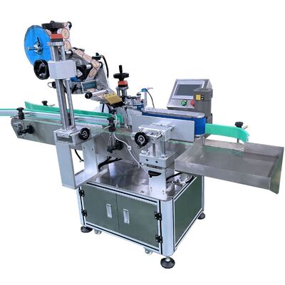 Volautomatische dubbelkoppige ronde fles etiketteermachine CH-306 neklabel automatische etiketteermachine
