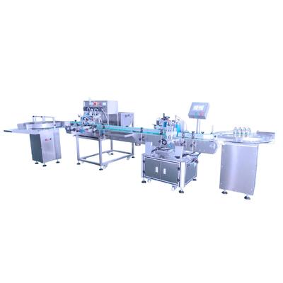 Op maat gemaakte volledig automatische vier koppen peristaltische pomp vulmachine CH-5566 voor sesamolie en eetbare koolzaadolie vulproductielijn