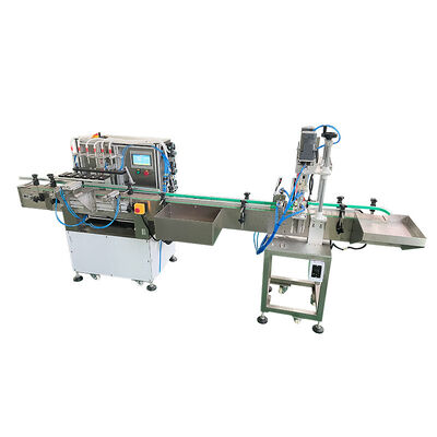 Volledig automatische magnetische pomp mineraalwater vulmachine CH-600XGGZ glazen water vloeistof capping machine