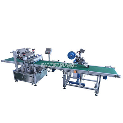 Volautomatische weeglabelmachine CH-606D Hoeklabelmachine Hoge-snelheid platte weeglabelmachine
